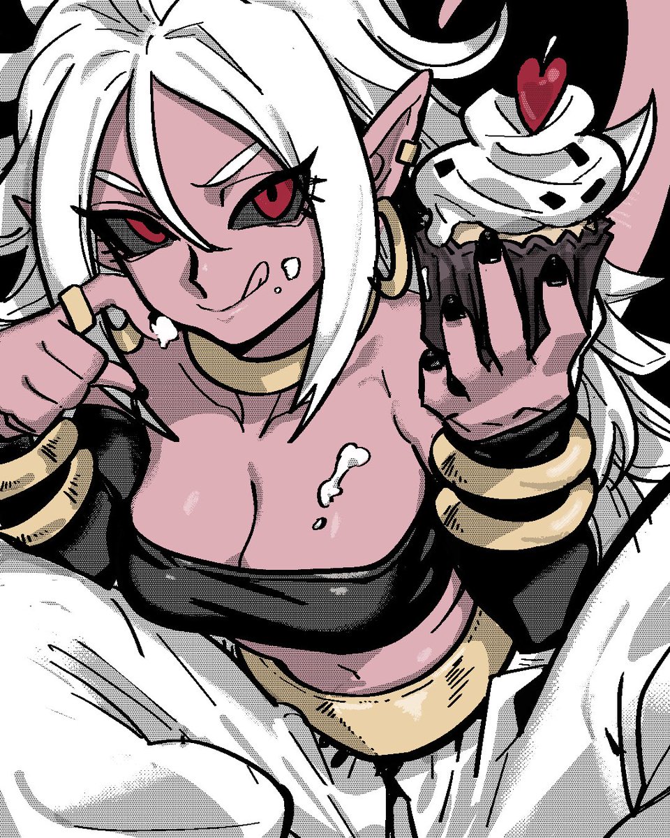 人間 RT @ahox_katsushika: 人造人間21号🧁