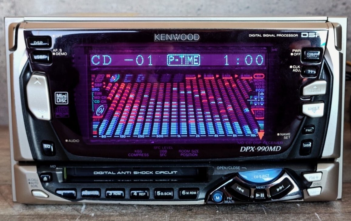 ケンウッドのDPX-990MDとカロッツェリアのDEH-P700+ MDS-P700は自分の