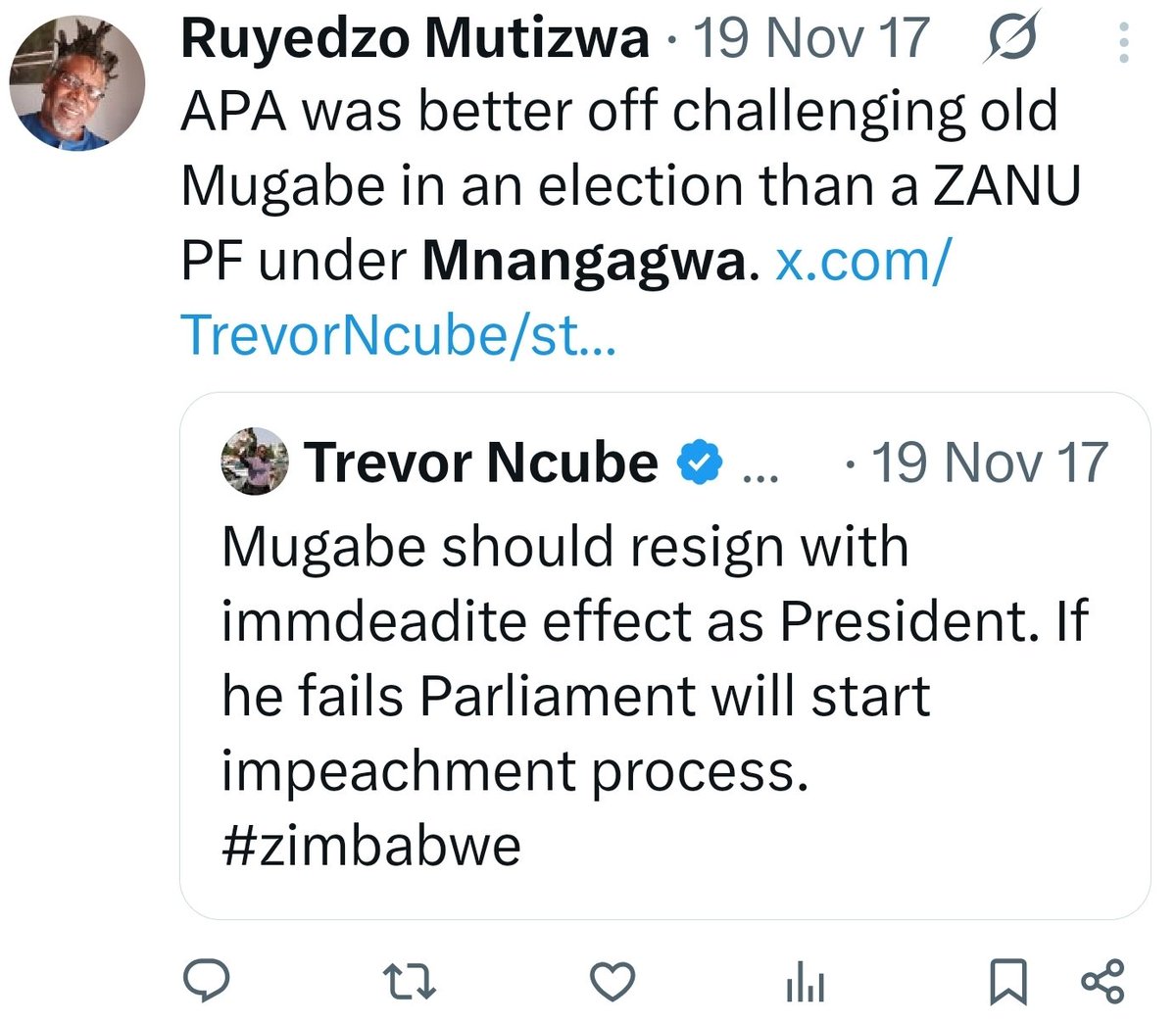 Ruyedzo Mutizwa tweet media