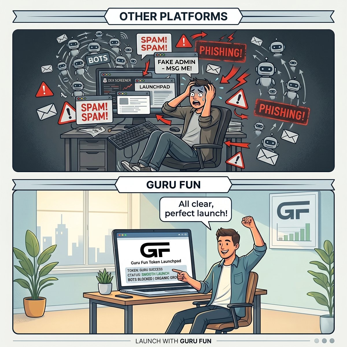 guru.fun — launchpad for everyone tweet media