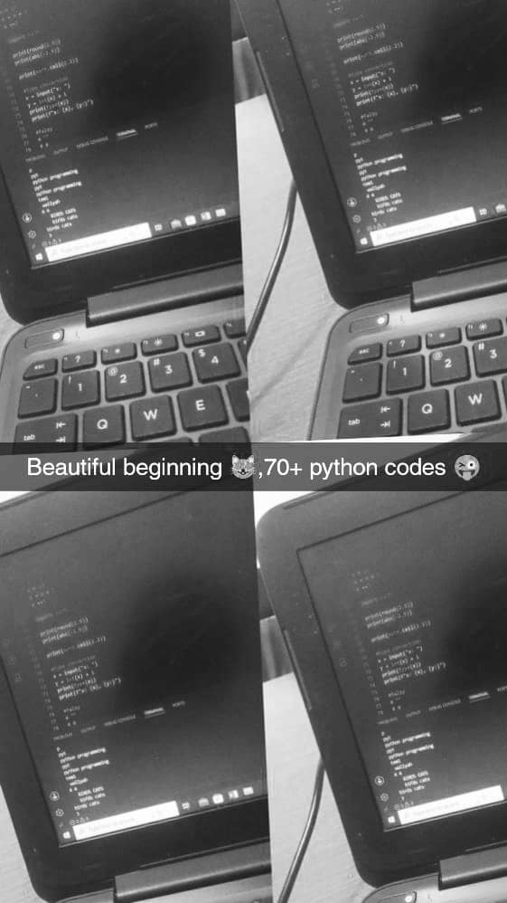 WALIYAH25's tweet photo. Starting my data science journey with python 😻 
#python #beginnerprogrammer https://t.co/rGKv0KC9pY