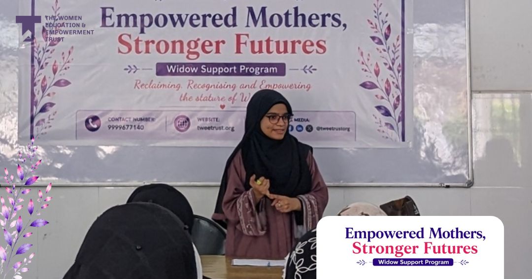 tweetrustorg's tweet photo. Empowered Mothers, Stronger Futures 

On 10 May 2025, TWEET conducted a Group Counselling Program for widowed mothers in Kanpur, Uttar Pradesh, focusing on emotional wellbeing, parenting awareness, and collective support. Around 35  mothers participated in the session. https://t.co/gonnj27W1p
