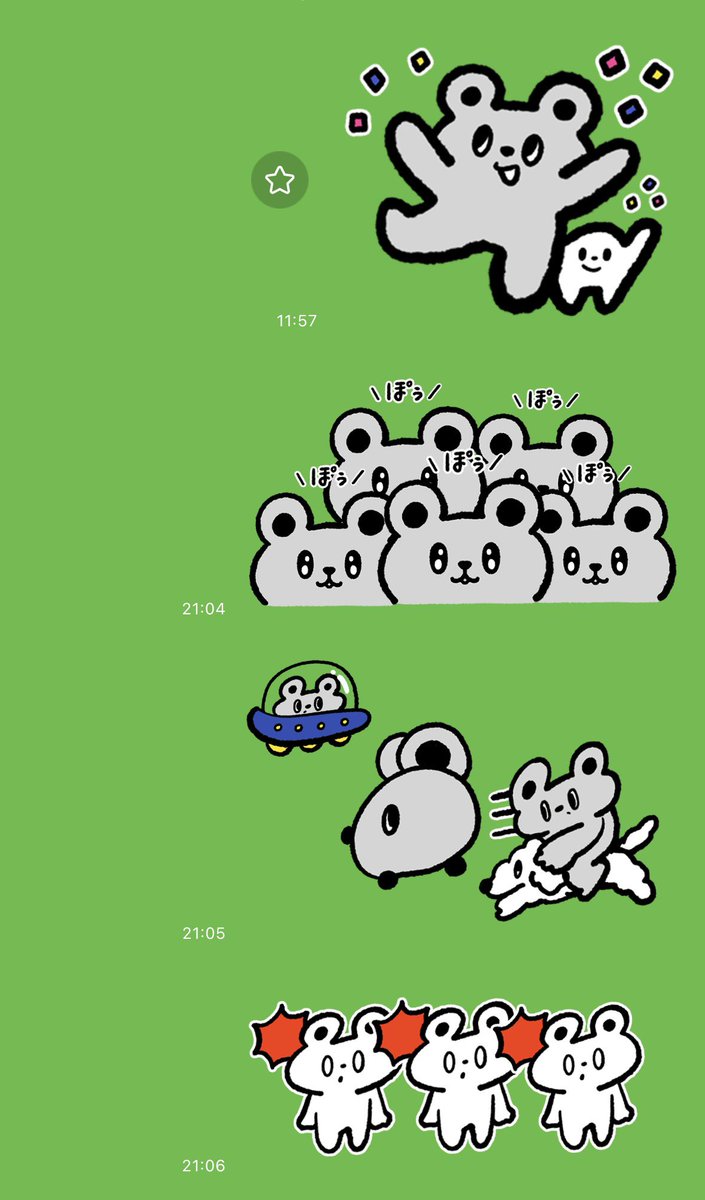LINEスタンポゥ🐭✨