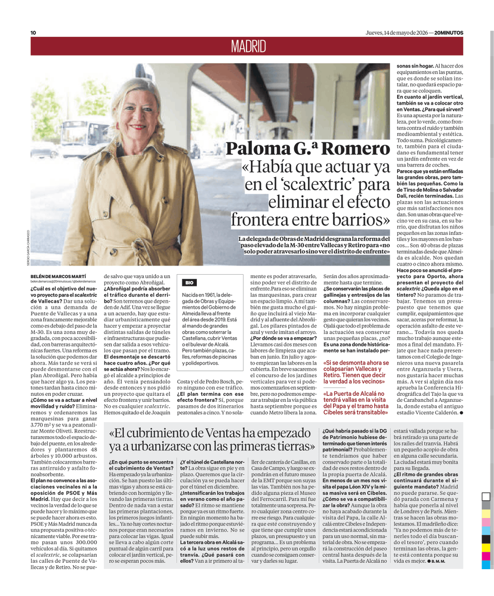 belendemarcos's tweet photo. El 'scalextric' de Vallecas es un punto polémico de Madrid. En 2022 se descartó derribarlo y, ahora, se vuelve a abrir una posibilidad. Mientras se estudia, "había que actuar ya". Lo cuenta la delegada de Obras de Madrid: https://t.co/m6gFlKwuMQ vía @20m https://t.co/nflPJLbw9a