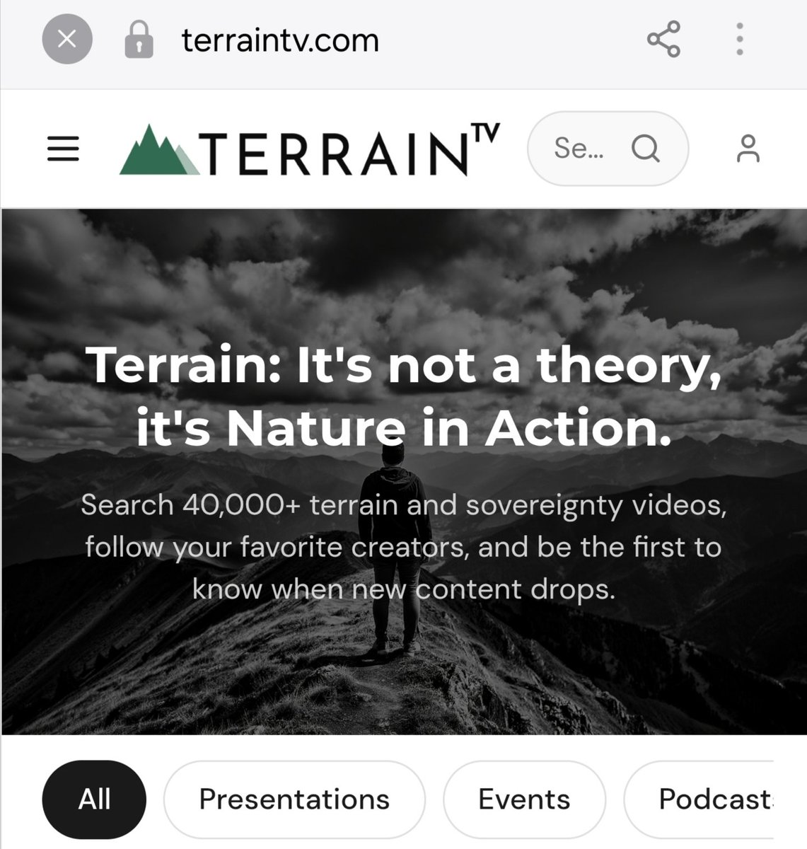 ViroLIEgy's tweet photo. Big news for the community!

​I’m excited to share a massive new resource: Terrain TV. It’s a central hub bringing together the voices of terrain theory with an incredible library of 40,000+ videos from 151+ creators.

​Everything you need, all in one place. 🙂

Link in comments. https://t.co/7hpoxALYU6