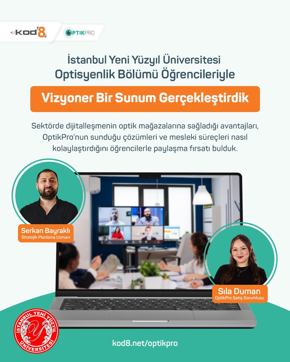 Kod8net's tweet photo. OptikPro ekibi olarak meslek hayatına yeni adım atan tüm optisyen adaylarına başarılarla dolu bir kariyer ve bol kazançlı bir gelecek diliyoruz. 👓✨
••
🌐 https://t.co/2mQN46pllG
📲 0850 304 88 54
📲 0541 264 88 79
••
#OptikPro #Kod8 #Optisyenlik #OptikSektörü https://t.co/s0spHHehEh