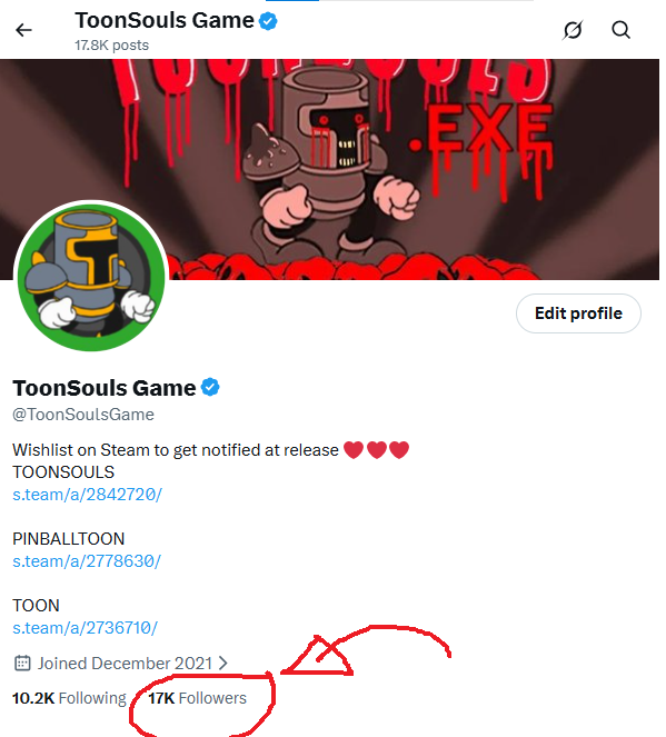 ToonSouls Game tweet media