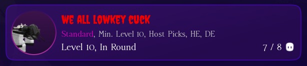 Strange Nullscape Lobby Names tweet media