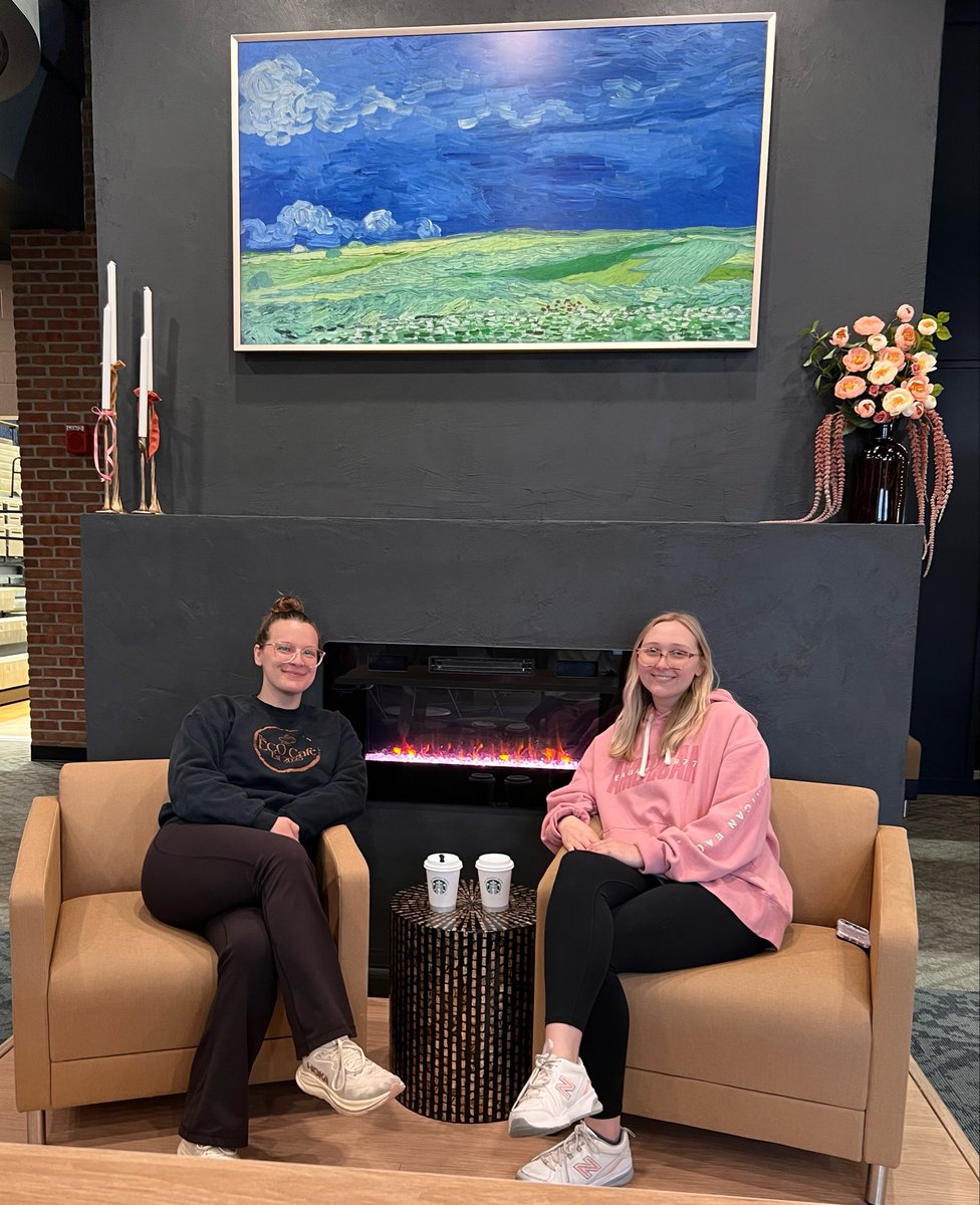 TheECOCafe_'s tweet photo. Stop out and see Alayna and Danielle today at The ECO Cafe. Summer drinks are officially here! Try a horchata shaken espresso! Also Pistachio is back! https://t.co/ElLh9xqHjw