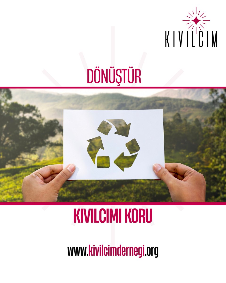 kivilcimorg's tweet photo. Dönüştür, kıvılcımı koru. ♻️

Bugünün küçük kıvılcımı, yarının büyük etkisi!

Uluslararası Geri Dönüşüm Günü kutlu olsun! ✨

#GeriDönüşümGünü #GeriDönüşüm #KıvılcımDerneği #Sürdürülebilirlik https://t.co/dTAhZiM2uH