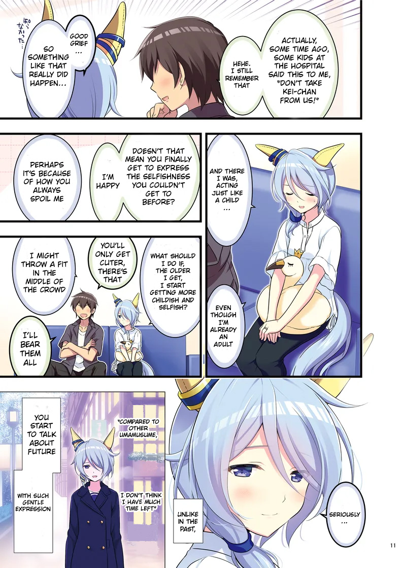 AkashiKishino15's tweet photo. AkashiTL
By: @/odawarahakone

UmaYome KS Miracle:
"The Non-existent Memory of the Married KS Miracle"
From UmaYome Volume 5

Please support the original artist and the doujinshi which you can buy in DLSite.

#UmaMusume #ウマ娘 #UmaTranslations https://t.co/v68Mc9TF0p