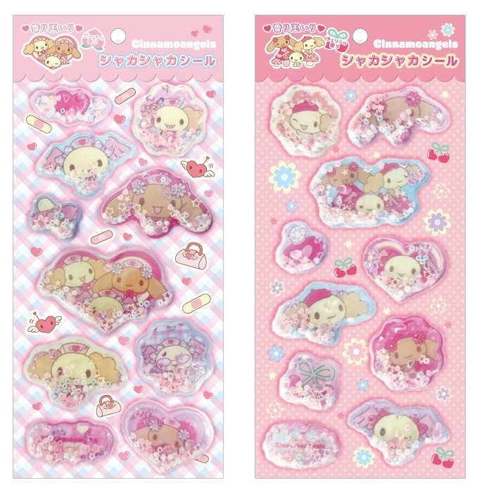 アニメイト通販で予約開始！ シナモエンジェルス シャカシャカシール