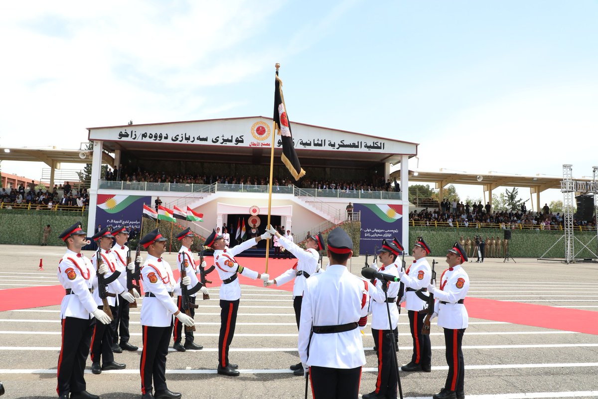 forces_command's tweet photo. Graduation Ceremony of the 30th Course of #Zakho Military College.

On Thursday, May 14, 2026, the graduation ceremony of the 30th course of Zakho Military College was held in the presence of Mr. @IKRPresident  President of the Kurdistan Region and Commander-in-Chief of the #Peshmerga Forces.

The ceremony was attended by senior officials of the Kurdistan Regional Government, commanders of the #Kurdistan Peshmerga Forces, and the families of the graduates.

@KurdistanRegion 
@Kurdistan