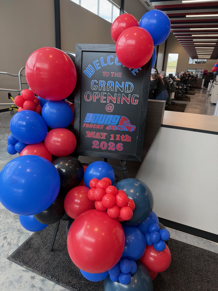 ecmsitech's tweet photo. Monday was an exciting day as we joined Young Trucks for the ribbon cutting of their brand‑new facility. Our sales team was on-site, connecting with their team and discovering the remarkable history behind the company. 🚚 https://t.co/wjLsIrW7Dz