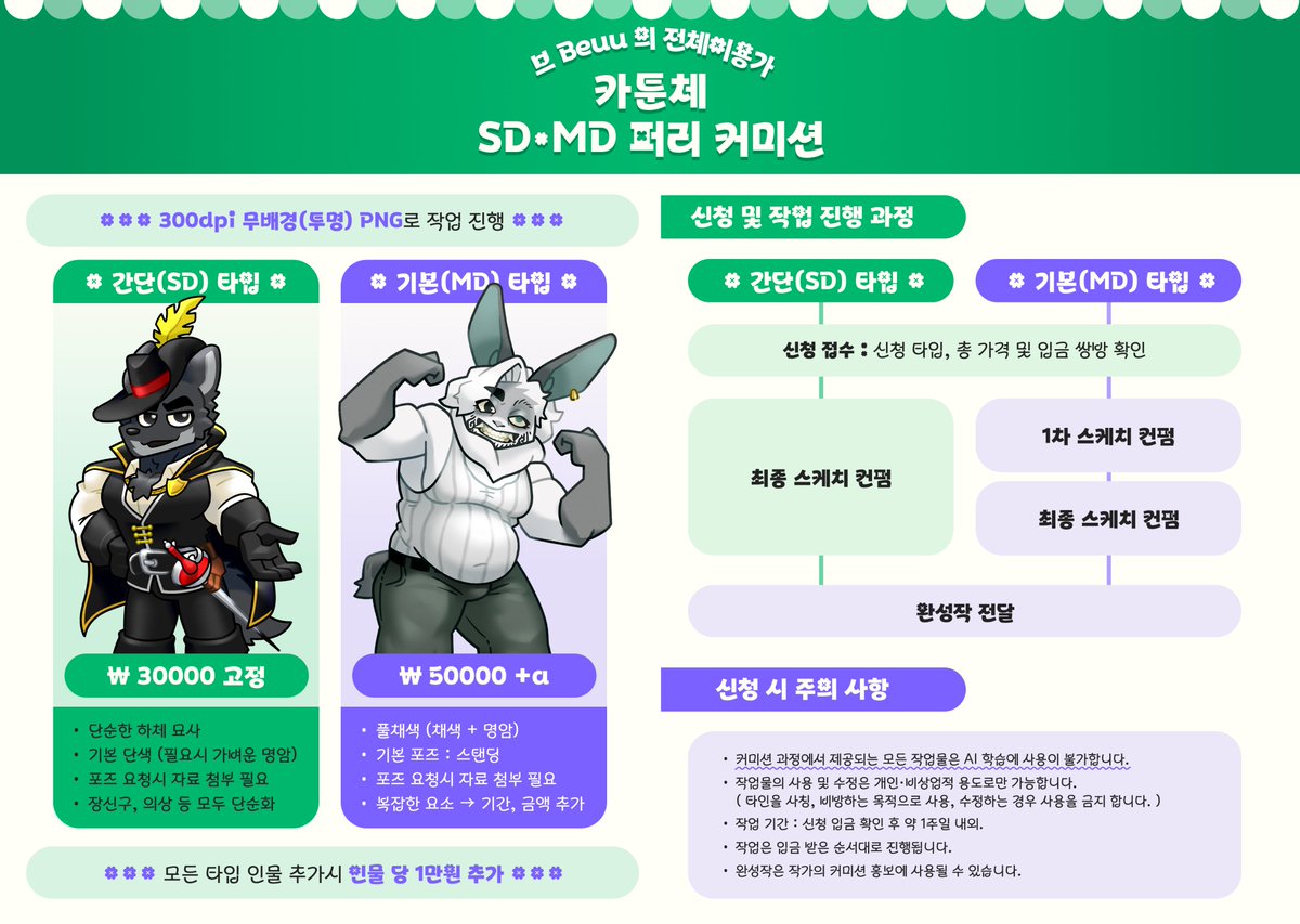 Beuu0920's tweet photo. [전체이용가 커미션 안내] https://t.co/eKaMqYZWeZ