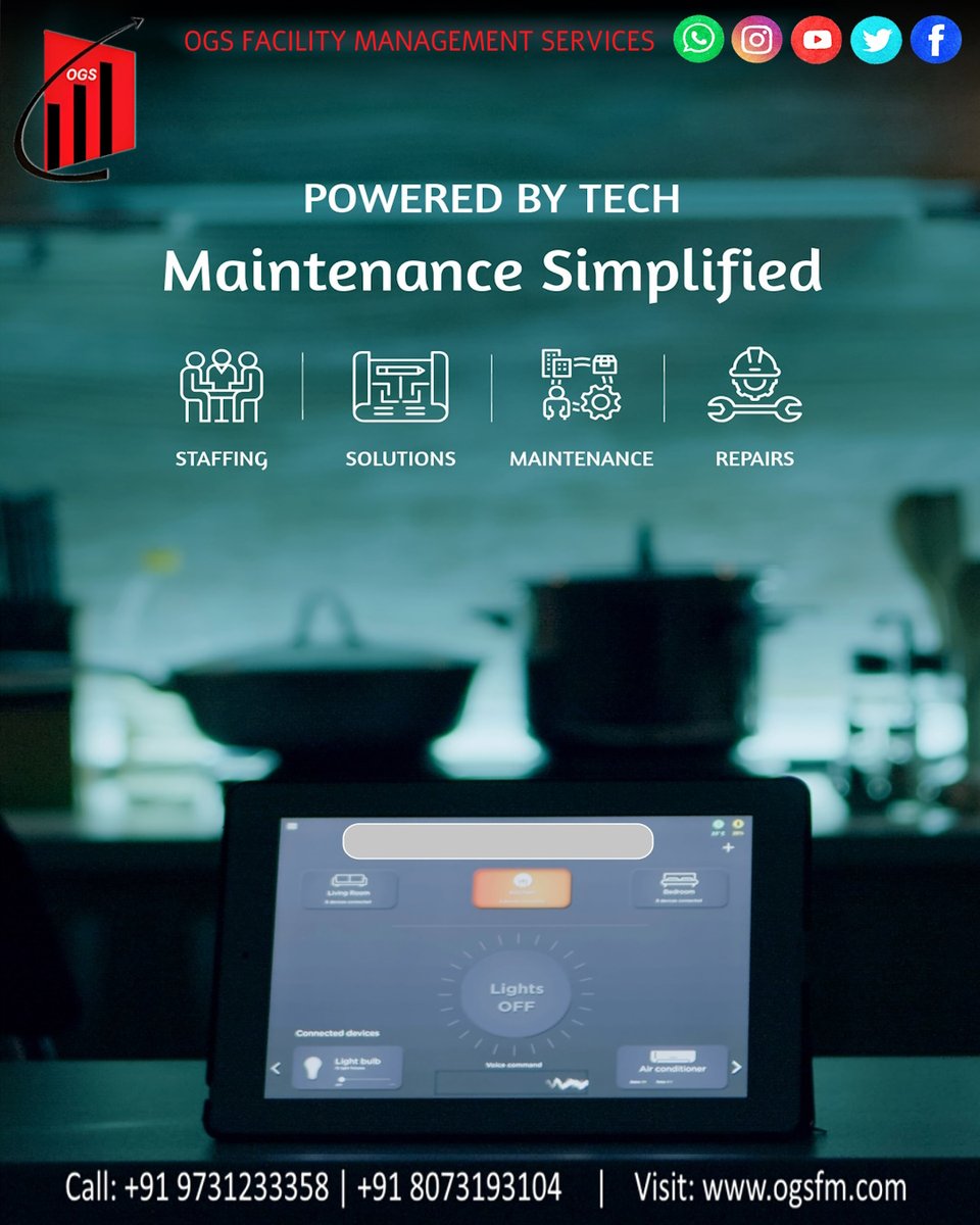 OGSFM1's tweet photo. OGS deploys world class technology to provide efficient staffing and maintenance solutions for your Apartment - https://t.co/CwFQmC7FGQ #FacilityTech #facilitymanagement #mysore #FacilityManagementServices #bengaluru #BengaluruApartments https://t.co/Rii246jv5P