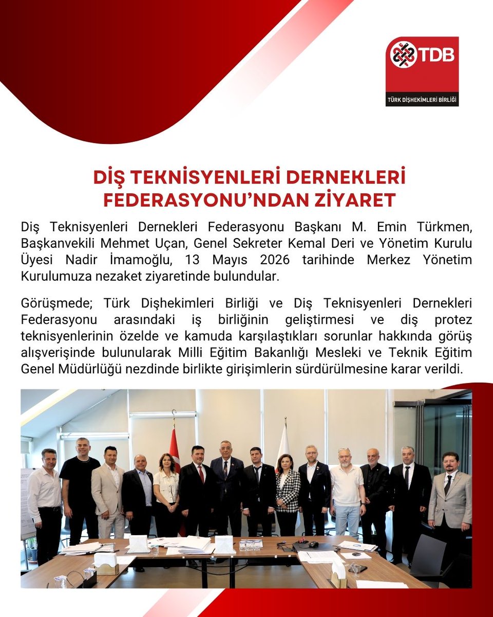 Türk Dişhekimleri Birliği tweet media