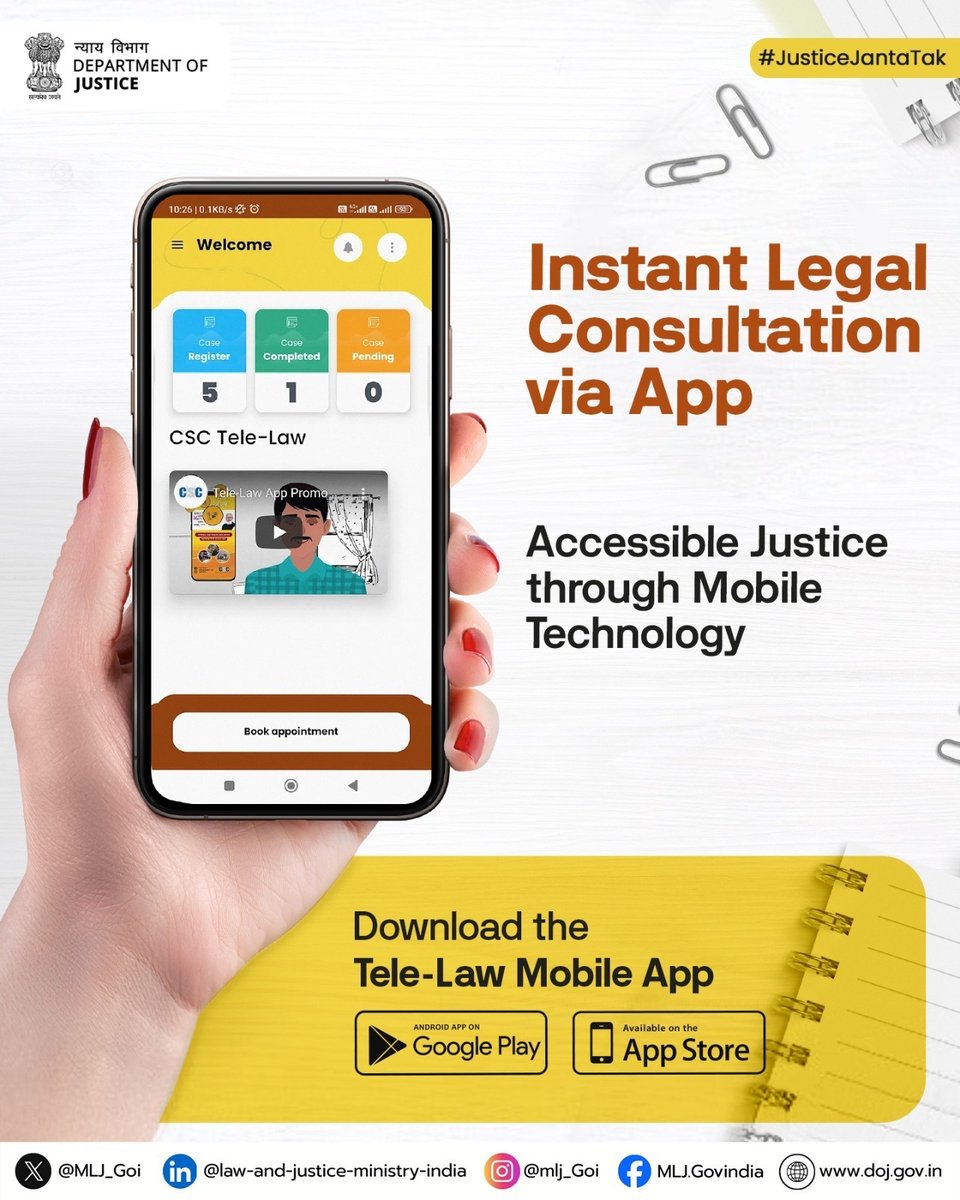Ministry of Law and Justice tweet media