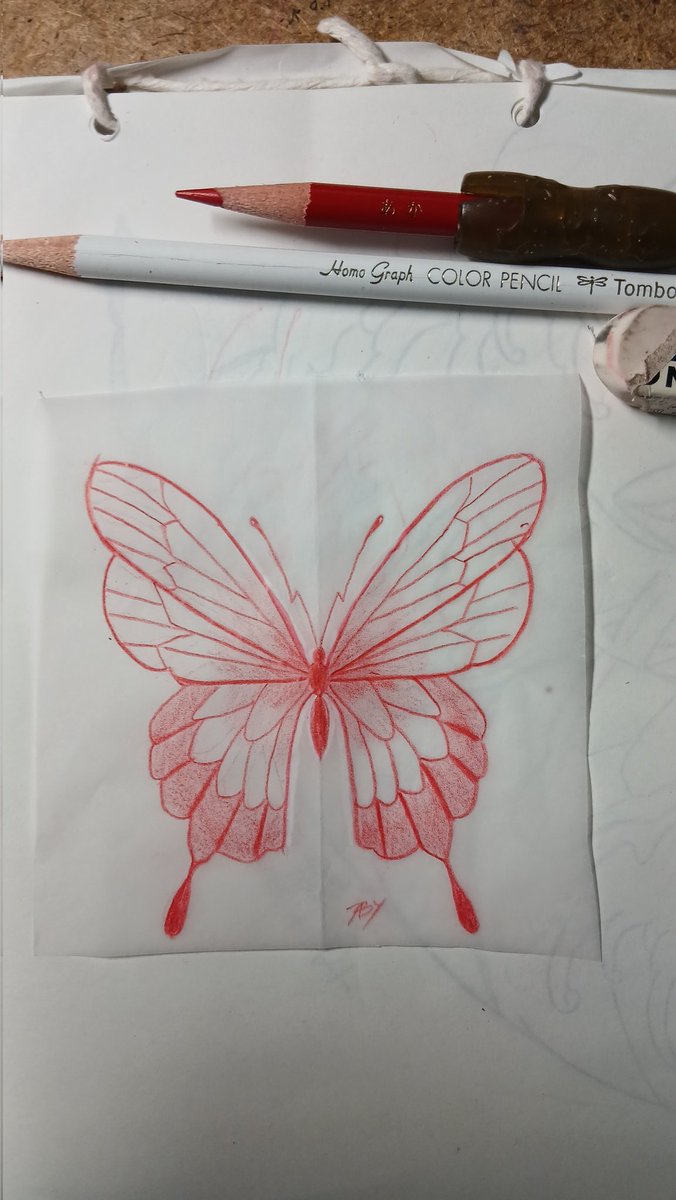 TBY_you's tweet photo. #蝶デザイン 🦋
こちらのデザイン
#予約受付中
#タトゥーデザイン
#刺青デザイン
#タトゥースタジオ
#アナログイラスト
#Butterflydesign
#tattoodesign 
#tattoo
#drawing https://t.co/Scdyqlkzy0