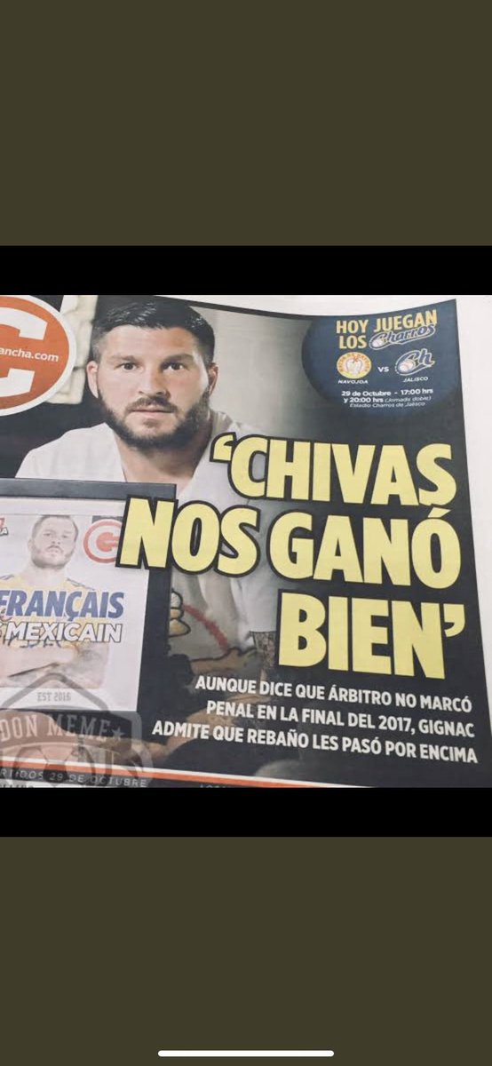 abuelobossog's tweet photo. @Matador3C @angeelsad @ArizpeMiguelZ No sea llorona, ni tu Chile el francés lloro como ustedes pinches chiquitigres. https://t.co/73EmiCLDDA