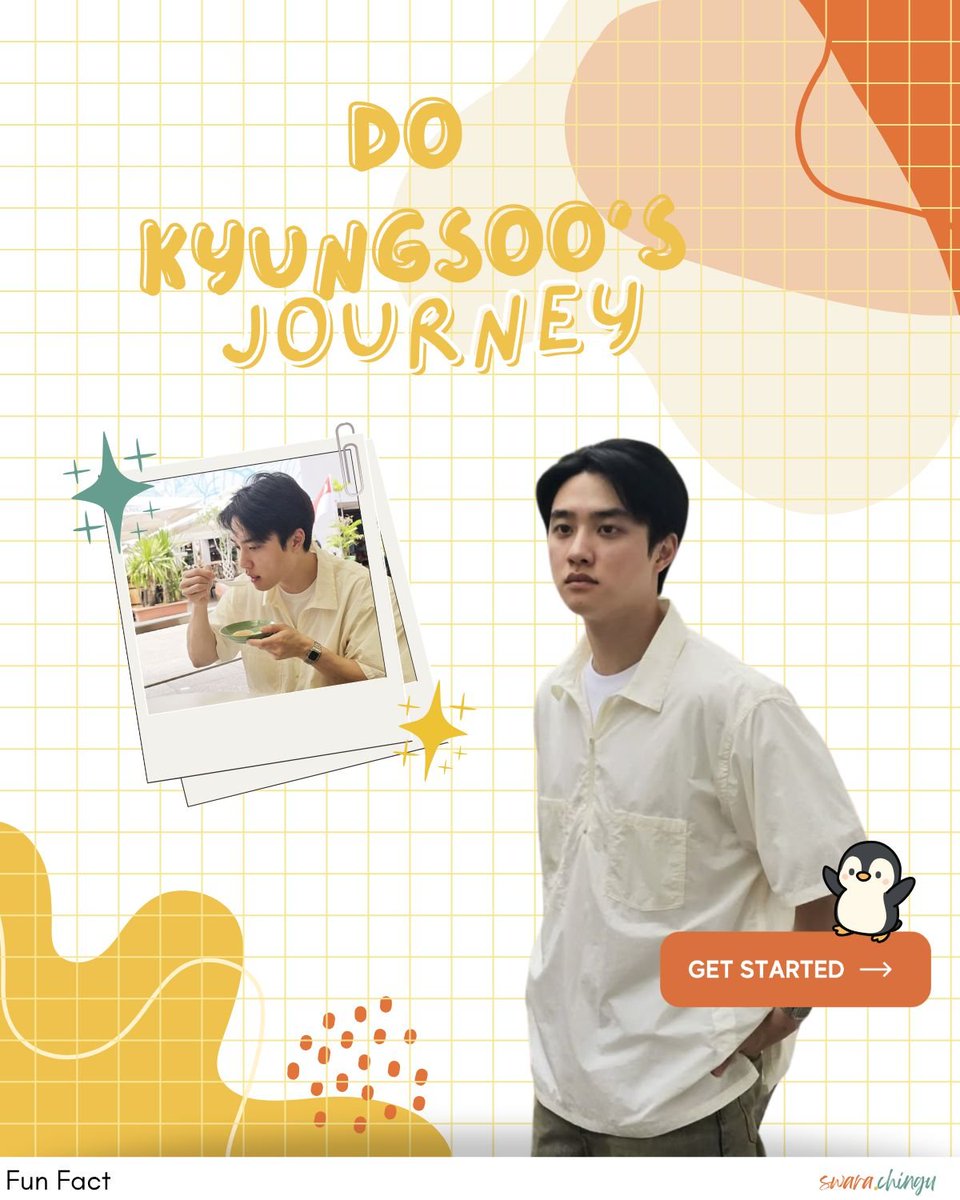 SwaraChingu's tweet photo. Kenal lebih dalam sama idol multitalenta satu ini yuk, Chingu! Siap-siap hati kamu akan meletup kayak popcornπΏ β€οΈ
#sc_funfact #dohkyungsoo #exo #idolkpop #λμ€ https://t.co/vbRAN0mEQP