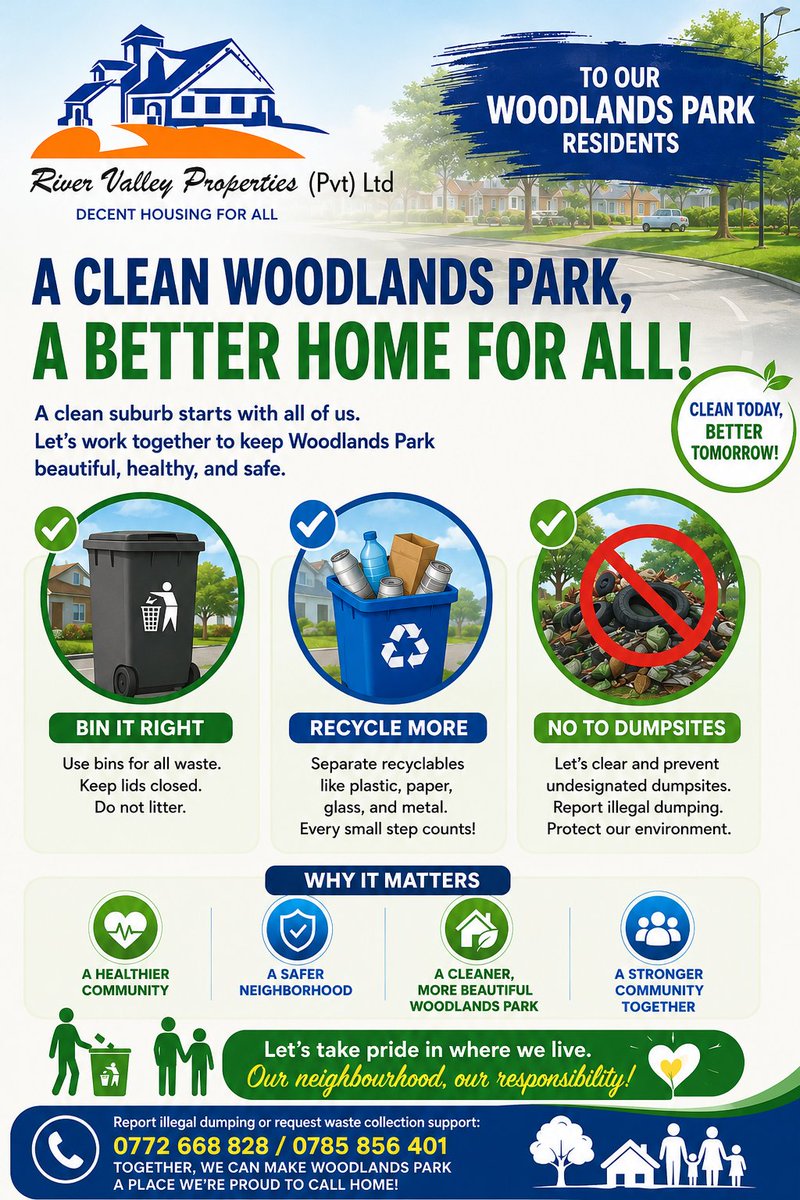RiverValleyGr's tweet photo. A clean Woodlands Park, a better home for all. Please support us in keeping our suburb clean. https://t.co/6FzxmPSLDX