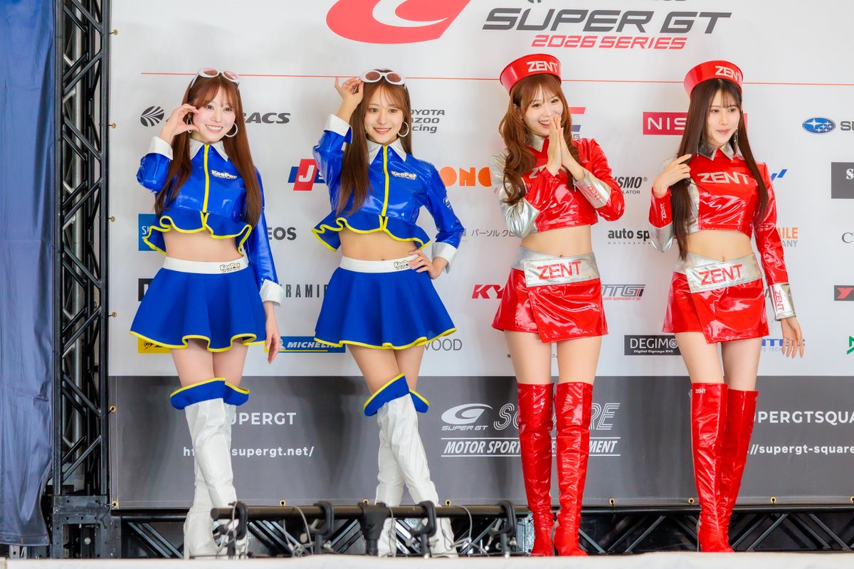 RockMan_Kazu's tweet photo. 2026 AUTOBACS SUPER GT Rd.2 FUJI
#ZENTsweeties
#松田蘭 さん✨@ran_mjargtne
#名取くるみ さん✨@natori_kurumi

#KeePerAngels
#杉浦未來 さん✨@miki_no_X
#松田彩花 さん✨@ayaka__matsuda

#SUPERGT #RA #レースアンバサダー #RQ https://t.co/uMBso07G9g