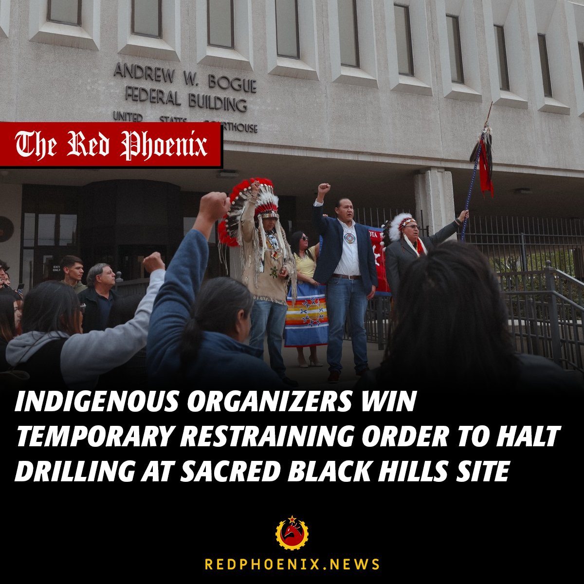 APLRedPhoenix's tweet photo. Organized Indigenous power has secured a vital victory in the ongoing struggle for national sovereignty. This triumph marks a significant milestone in the long-standing effort to reclaim ancestral lands and exercise self-determination.

https://t.co/HF0e0FylMr https://t.co/HLT8Af1r3p