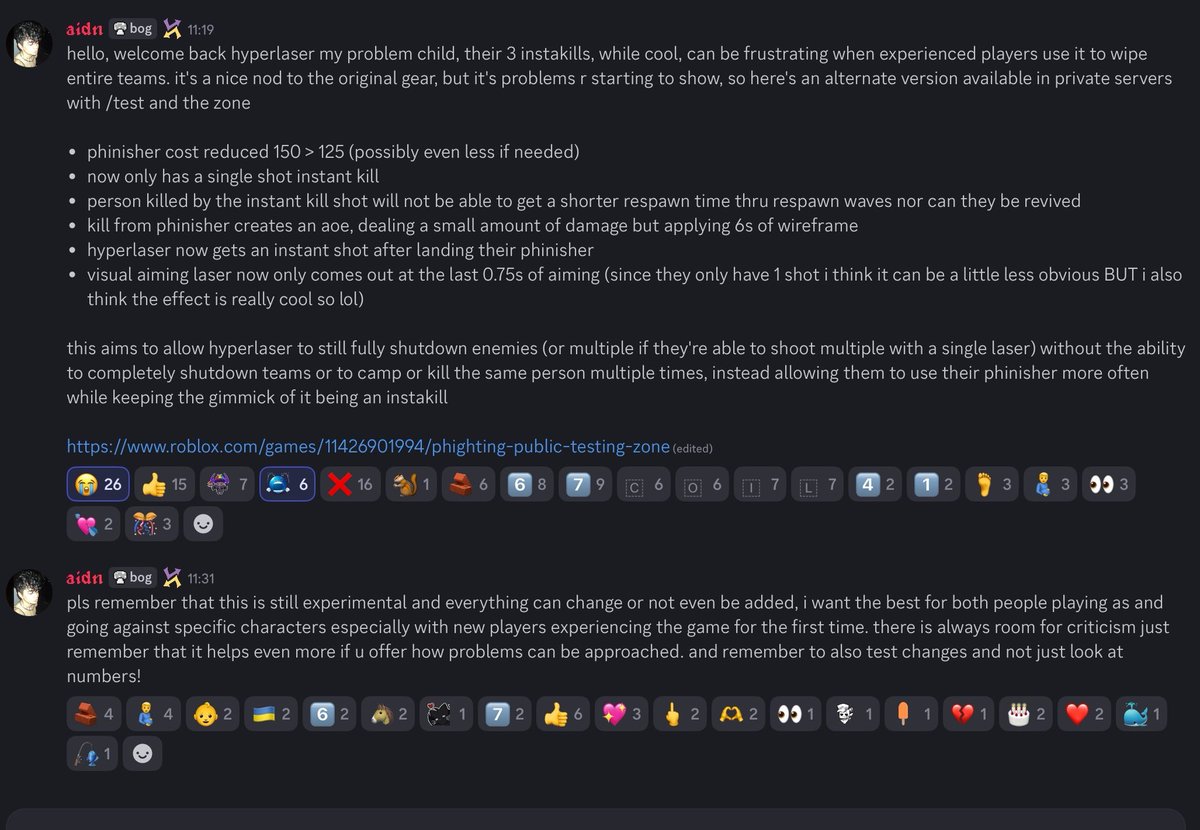 Hyperlasergpt's tweet photo. Hyperlaser mains found dead in a ditch with these new hyperlaser nerfs n balances changes bro https://t.co/g1ZMRG2xMk