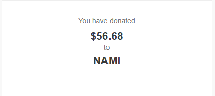 felt_vt's tweet photo. Second Twitch payout came as a huge surprise, but with this we've officially raised over $100 for NAMI!

Funds raised: $134.28 https://t.co/Tc4Q5fSUz9