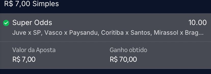 glapostasc's tweet photo. @MTips01 se puderem coloquem um trocado em todas, ontem bateu 3 dessas https://t.co/IUBxyszwIz