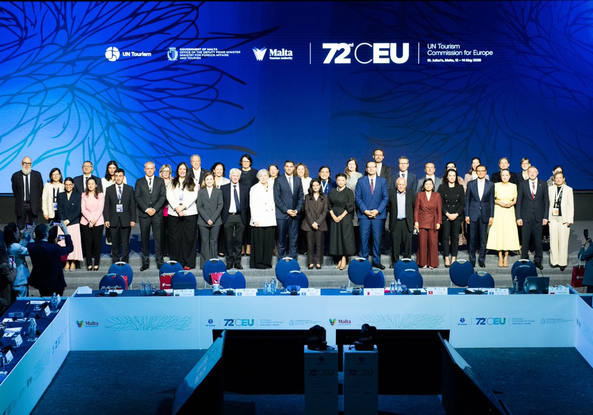 ArmEmbMadrid's tweet photo. 🇦🇲🇺🇳 Del 12 al 13 de mayo, el embajador y representante permanente de Armenia ante la @UNWTO, @sos_avetisyan, participó en la 72ª sesión de la Comisión de ONU Turismo para Europa (CEU), celebrada en Malta. https://t.co/YBRYYyaEfs