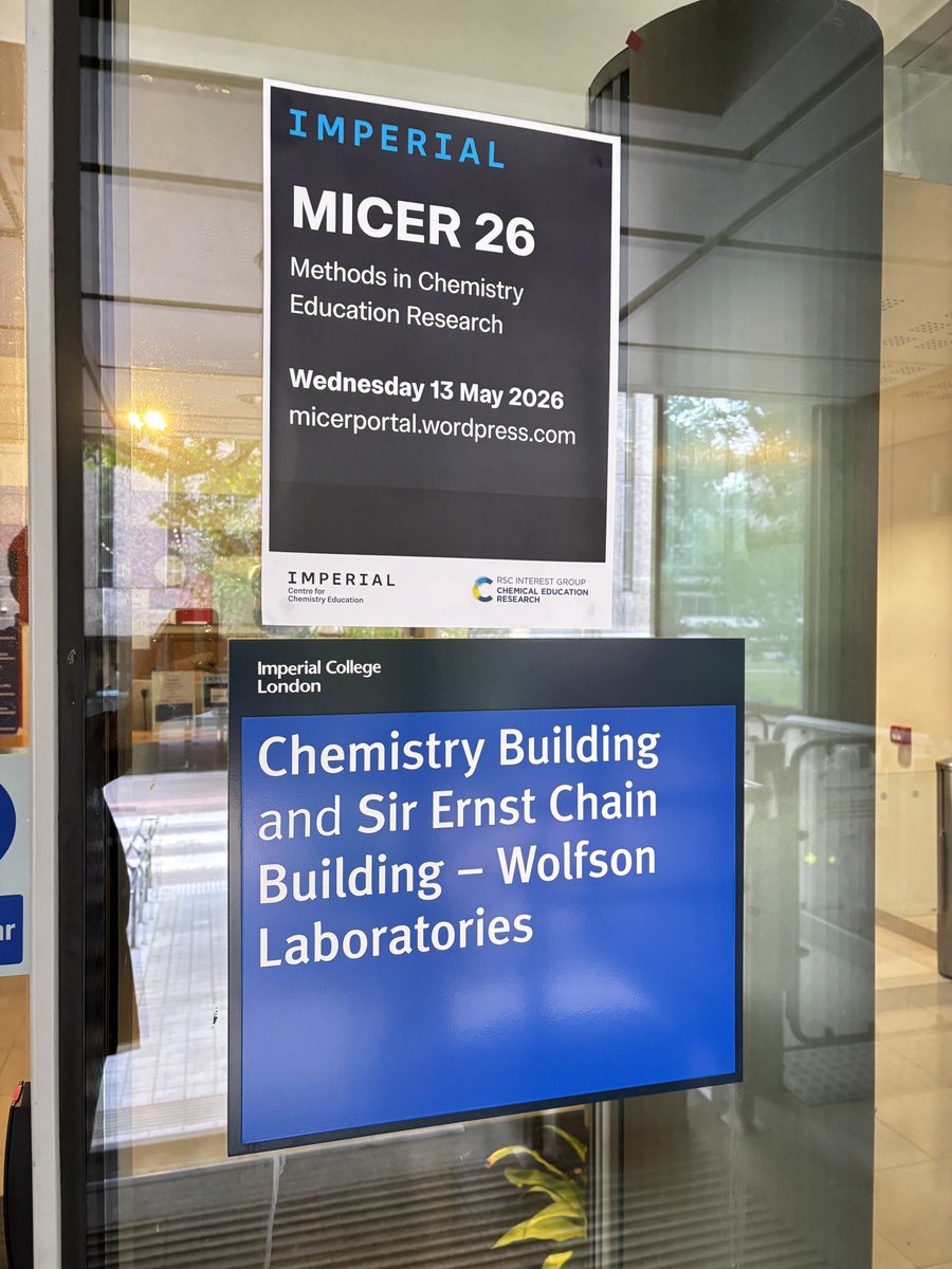 chemFunMan's tweet photo. First time attending #MICER terrific experience with my students @SenpaiLearn ! Credits to the organisers @imperialcollege @impchemistry 🇬🇧😎never miss the chance to grab a picture with @graulichCER 🇩🇪 and M Seery 🇮🇪 https://t.co/qyC1681Rig