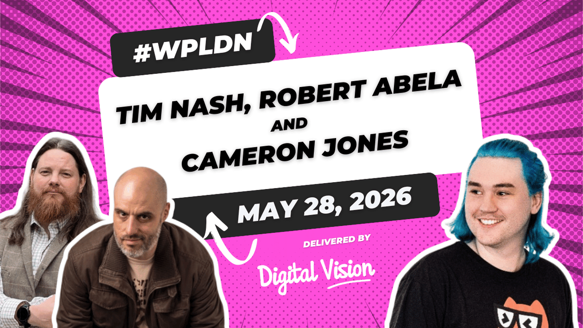 #WPLDN - delivering WP-focused events in London tweet media