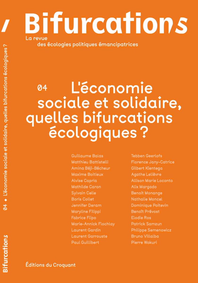 JPhilippebrun's tweet photo. [#Ess - À paraître !] @Cairninfo : Revue #Bifurcations n° 04 - 2026/1 - "L'#Ess, quelles bifurcations écologiques ?" - Coord. by S.#Celle et al. ➡️ https://t.co/fQpISsYeMA 📙 cc @EdCroquant @ESS_France @benoithamon @antoinedetourne @tduverger @ademe @lelabo_ess ⤵️ https://t.co/cVfoe0lTDs