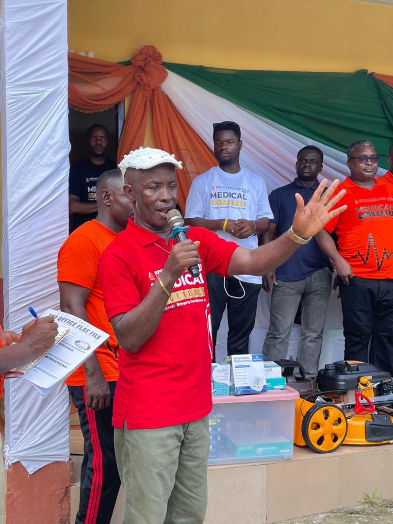 uwemite's tweet photo. DAY 1 of 15: MEDICAL OUTREACH BY EFFIAT AND MBO HOST COMMUNITY DEVELOPMENT TRUST (funded by ORIENTAL ENERGY RESOURCES LIMITED)

Highlights of Day 1 included donation of a lawn mower and medical equipment to the management of Primary Health Centre, Esuk Enwang in Effiat community. https://t.co/eQA3GUUu2P