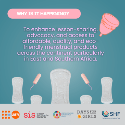 AfriCoMH's tweet photo. Join us now, for Day 2 of the African Menstrual Product Standard &amp; Market Development Forum. We are discussing MH Markets today. 

Register &amp; receive the zoom link to join us https://t.co/bnXCOuUKlI

@DaysForGirls @SHFund__ @UNFPA_ESARO @UNCDF 
#StandardsMatter #MenstrualHealth https://t.co/26fbvcwkpz
