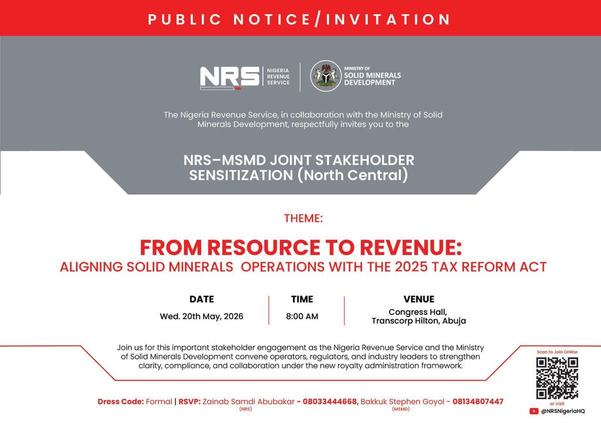 Ministry of Solid Minerals Development tweet media