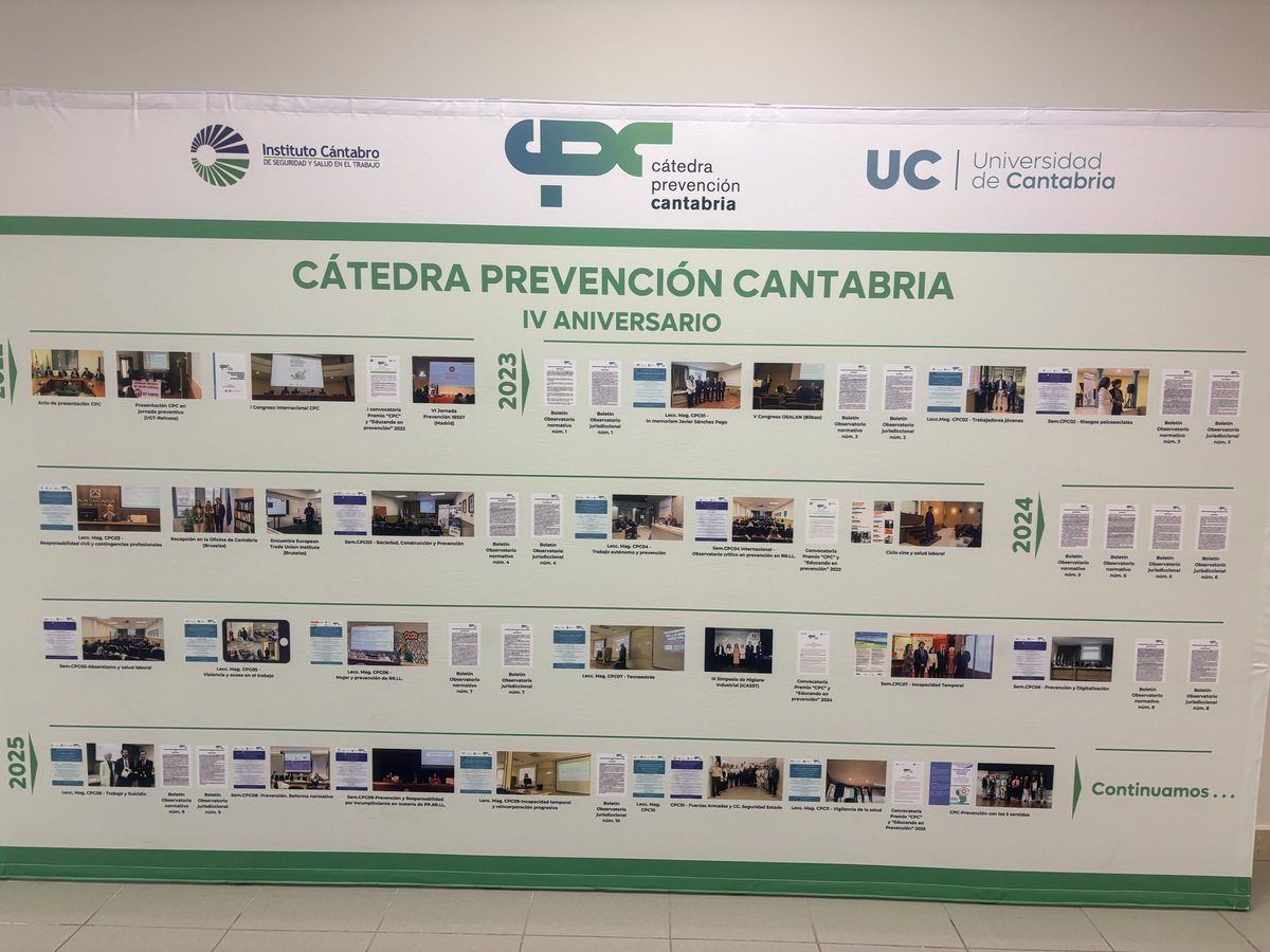 nfdezlaviada's tweet photo. La @CatedraCPUC está de aniversario y también la difusión de la seguridad y salud en el trabajo desde un enfoque jurídico y universitario de forma inacansable!
GRACIAS un lujo haber sido parte @ICASST @DavidLantaron @alvaroplaza26 y a todo el equipo de la @CatedraCPUC https://t.co/jg1UHxw5ns