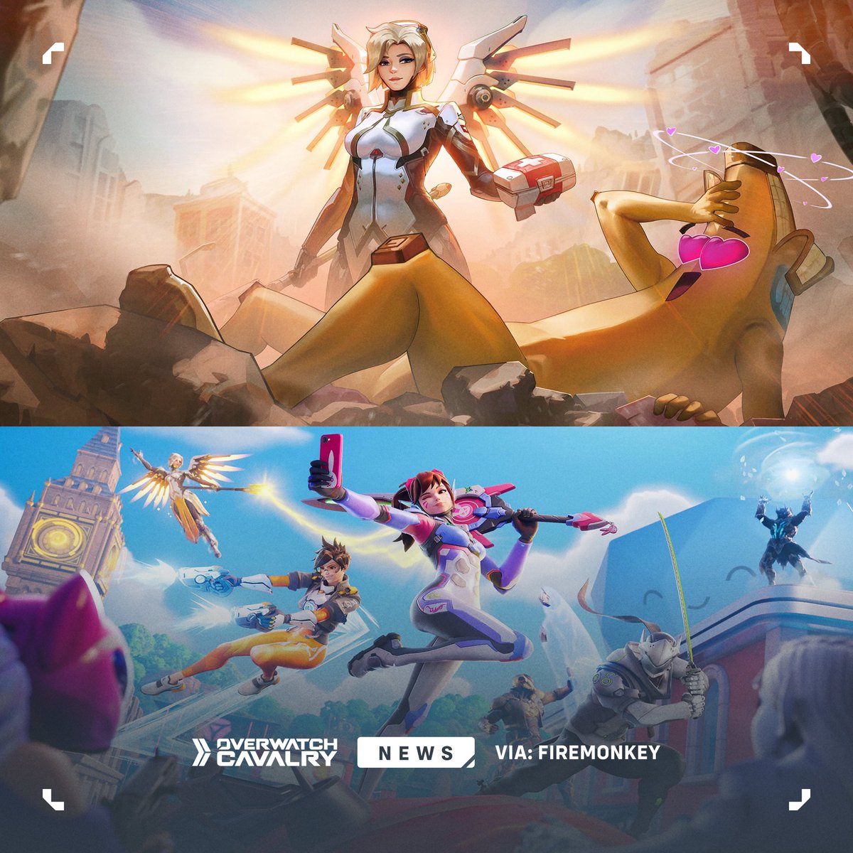 New #Overwatch x Fortnite Loading Screens 🎨 Featuring Key Art for the ...