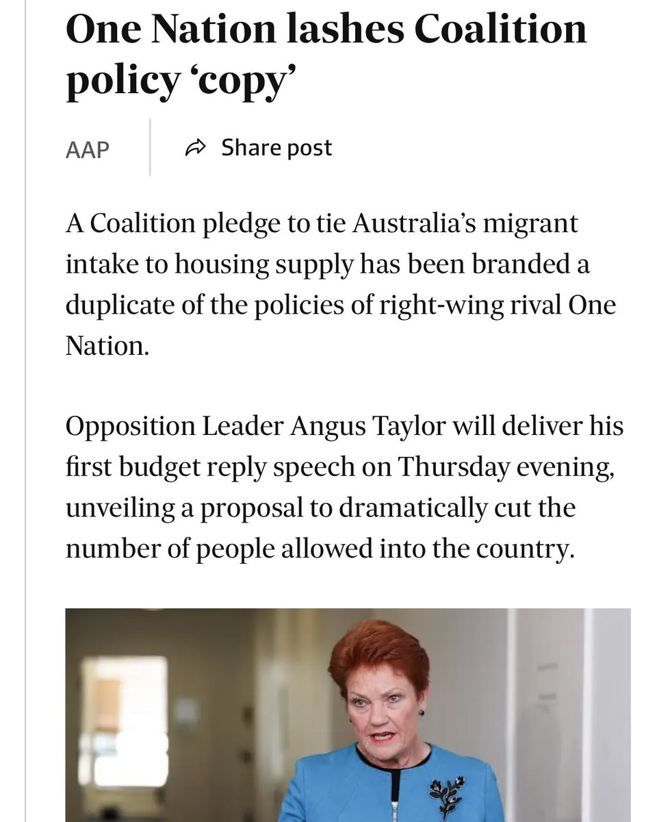 Pauline Hanson 🇦🇺 tweet media