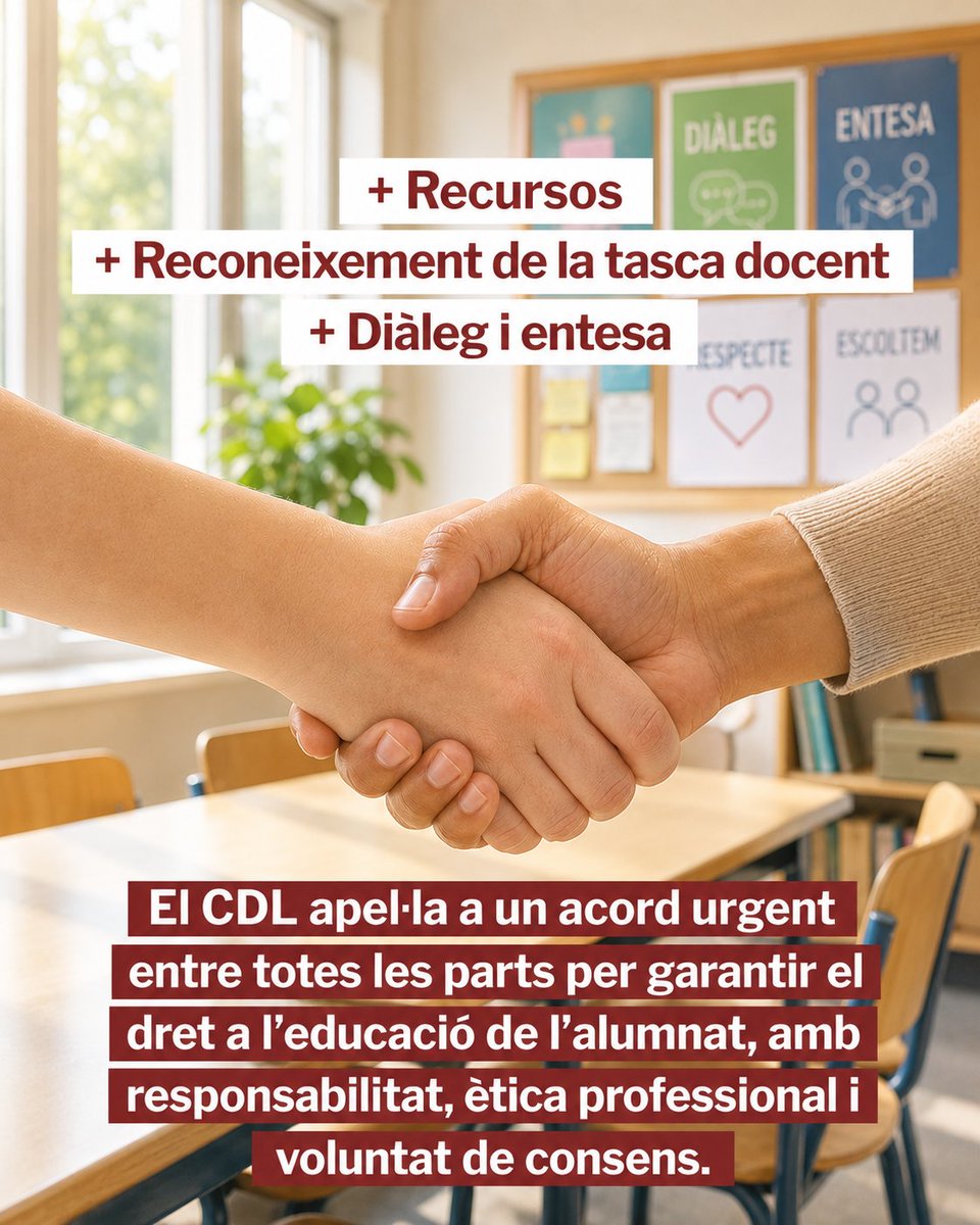 Col·legi de docents tweet media