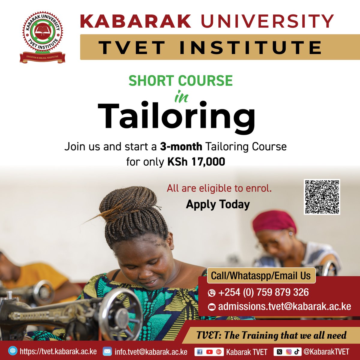 Kabarak University TVET Institute tweet media