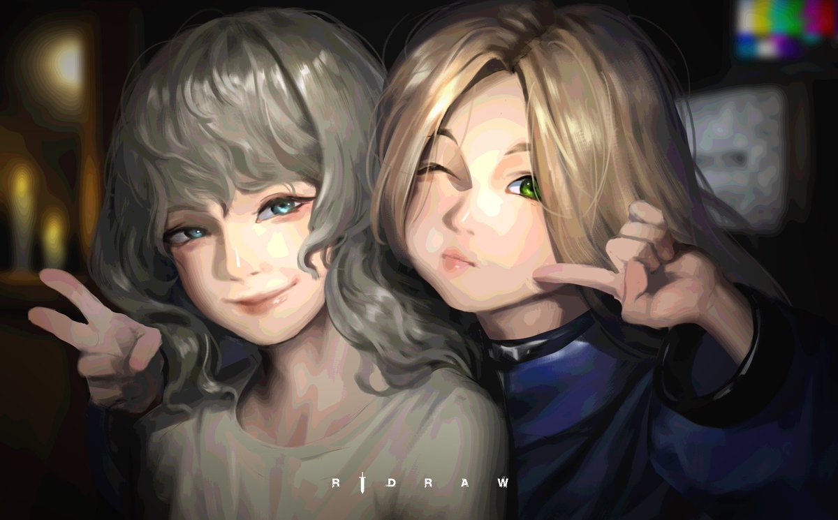 RitterDraws's tweet photo. love how people make them seem like siblings XD
so I decided to draw them, cuz I think it's really wholesomeee❤️🤧

#Emily #Diana #ResidentEvilRequiem #Pragmata #capcom #fanartㅤㅤㅤㅤ https://t.co/Cv1ANiaNze