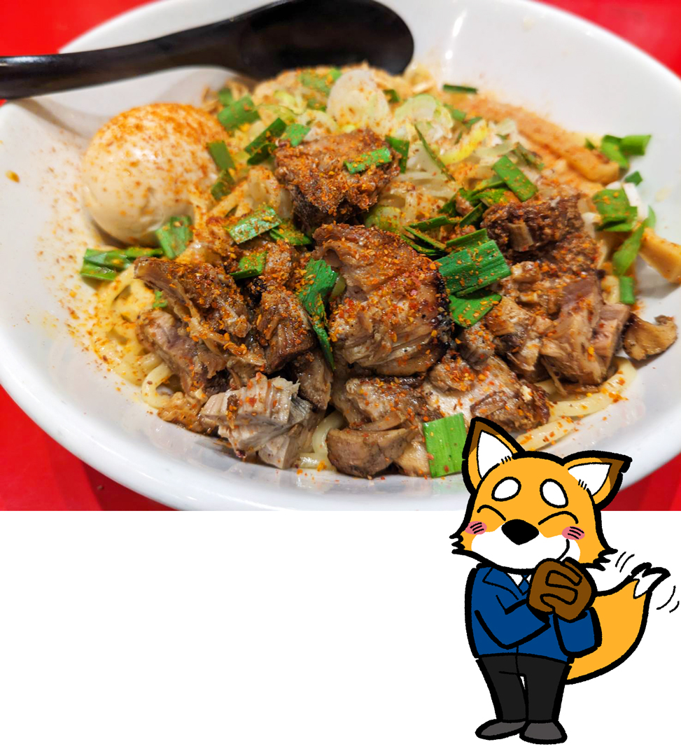 trseng_jp's tweet photo. まぜそば七さんの
「辛ぁめん」ですゾ🌶️

刺激的な一杯に
食欲が加速しますゾ

これはもちろん…

ビールチャンスですゾ🍺

辛さを受け止める一口

これがたまりませんゾ

#タースエンジニアリング
#コンちゃんの酒
#まぜそば七 https://t.co/uhAv0iX308