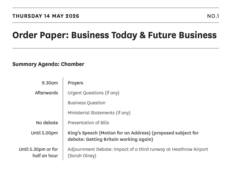 UK House of Commons tweet media