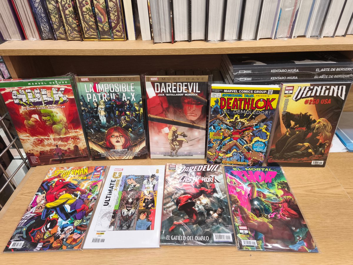 La_Orda's tweet photo. Empezamos con 4 fotos de novedades de cómic americano y europeo a la venta en La Orda 🙂
#comic #novelagrafica #marvel #dc #marvelcomics #dccomics #tiendadecomics #tiendadecomicsdevalencia #laorda #laordacomics https://t.co/BYby5ancd1