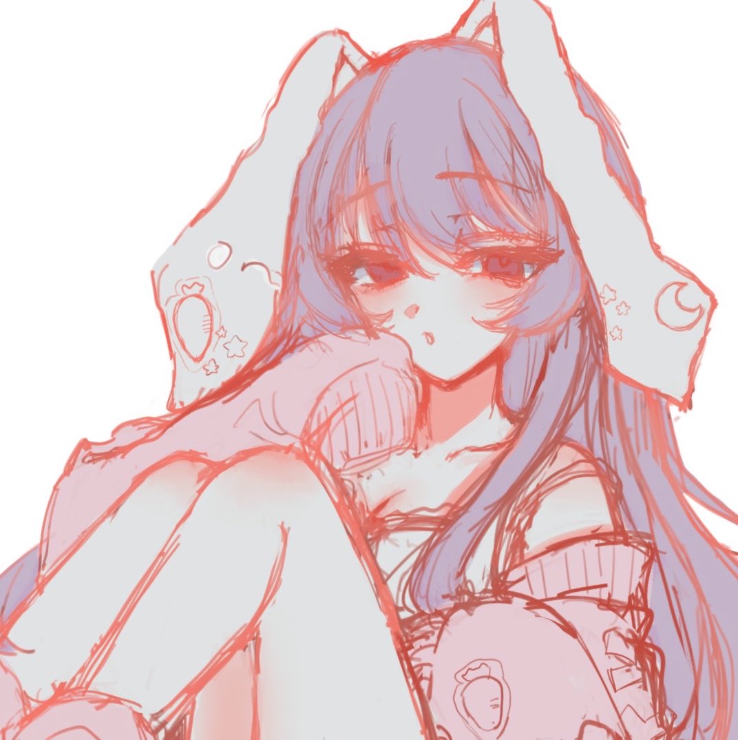 rvu様 イラストリクエスト ねむんげちゃんwip