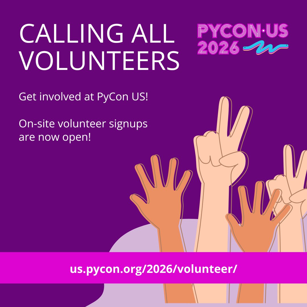 PyCon US tweet media