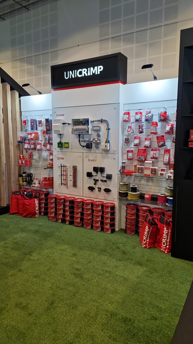 Unicrimp's tweet photo. Don’t miss your shot this summer with Unicrimp! ⚽ 

Find us at ELEX Harrogate today &amp; tomorrow - products, expertise, giveaways, and a summer competition 👀

Pop by… you might just score a football! 🏆

It's not too late, register now 👉 https://t.co/LlEbgKNczh https://t.co/UtM19ceVSQ
